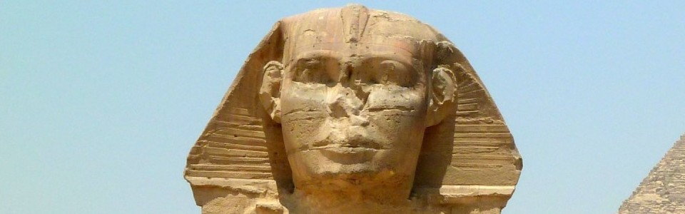 The Sphinx and Pyramid at Giza